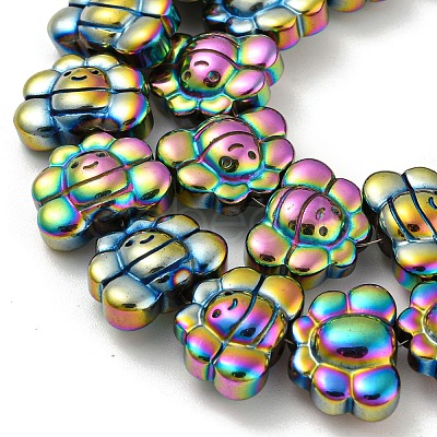 Electroplated Synthetic Non-magnetic Hematite Beads Strands G-Z032-D02-05A-1