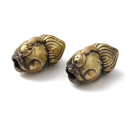 Rack Plating Brass Beads KK-P276-17BAB-1