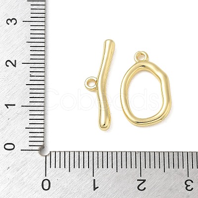 Brass Toggle Clasps KK-CBAFC6C-07F-G-1