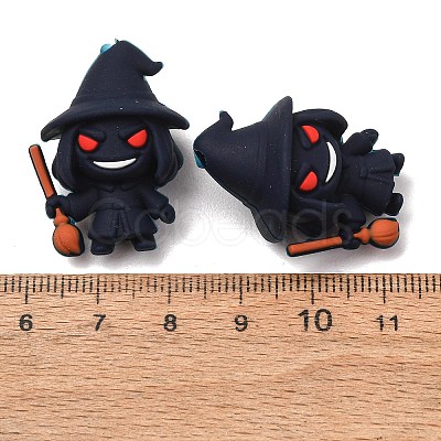 Halloween Silicone Focal Beads SL-CBADC51-10-1