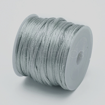 Nylon Satin Rattail Cords NWIR-L006-1mm-22-1