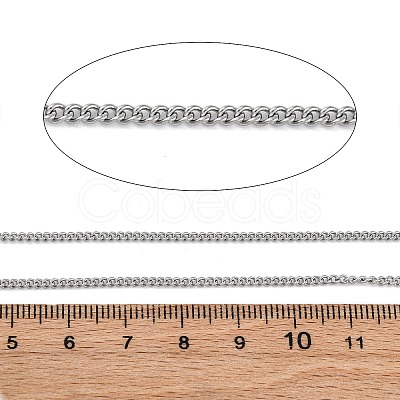 304 Stainless Steel Curb Chains CHS-M009-10P-03-1