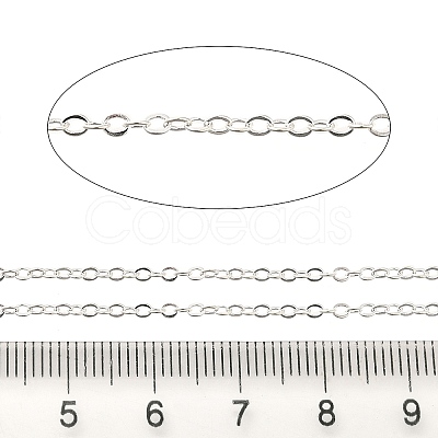 Rack Plating Brass Cable Chains CHC-M001-04S-1