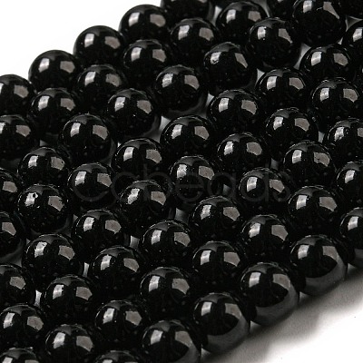 Painted Glass Bead Strands DGLA-S071-6mm-90-1