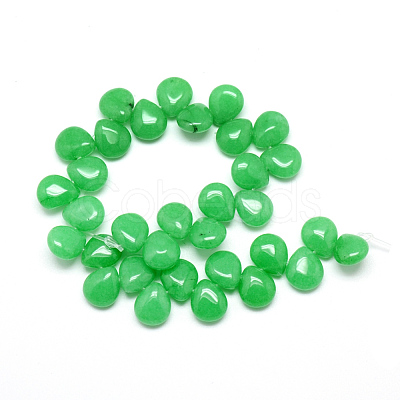 Natural White Jade Pendant Beads Strands G-T005-11-1