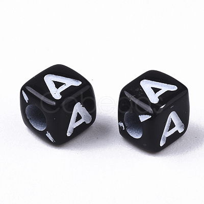 Opaque Acrylic Beads SACR-N002-01A-1