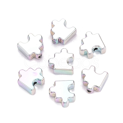 UV Plating Opaque Acrylic Beads OACR-Q198-10-1