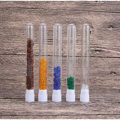 Clear Tube Plastic Bead Containers CON-PH0011-07-1