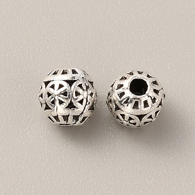 Tibetan Style Alloy Bead FIND-WH0034-46AS-09-1