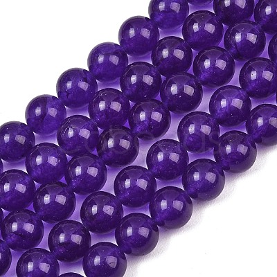 Dyed Natural White Jade Beads Strands GG-CBAD029-A02-10mm-1
