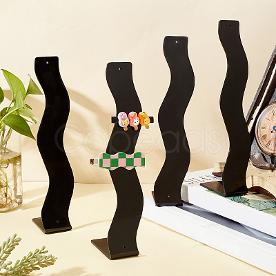 Plastic Hair Clip Displays LS-AJEW-WH00245-25A-1