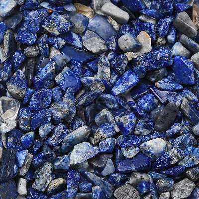 Natural Lapis Lazuli Chip Beads G-L453-05-1
