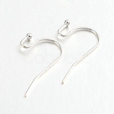 Brass Earring Hooks for Earring Designs X-KK-M142-01S-RS-1
