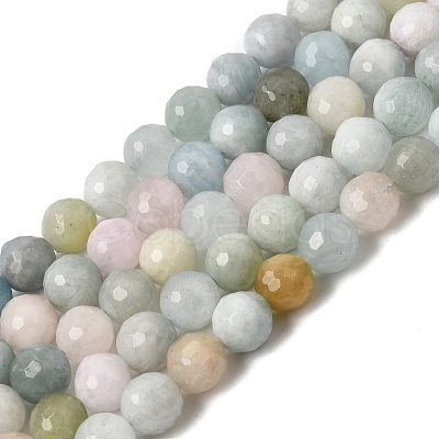Natural Morganite Beads Strands GG-CBA0166-A01-8mm-1