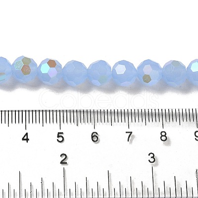 Imitation Jade Glass Beads Strands EGLA-A035-J8mm-L03-1