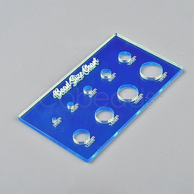Acrylic Measuring Ruler TOOL-WH0159-90-1