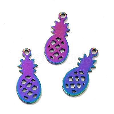 Ion Plating(IP) 201 Stainless Steel Pendants STAS-A066-13M-1