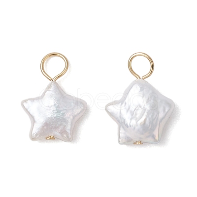 Natural Keshi Pearl Charms PALLOY-JF04240-01-1