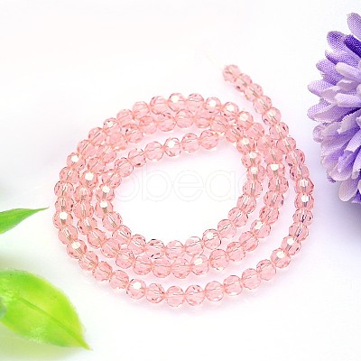 Imitation Austrian Crystal Bead Strands G-M181-4mm-30A-1