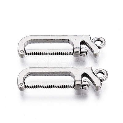 Tibetan Style Alloy Pendants TIBEP-T010-11AS-1