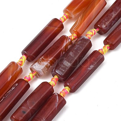 Natural Fire Crackle Agate Beads Strands GG-T001-02B-1