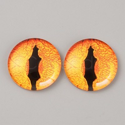 Luminous Self Adhesive Glass Eyes Cabochons DIY-WH0304-941C-28-1