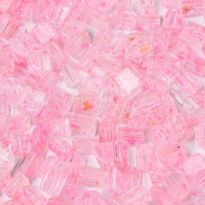Transparent Spray Painted Glass Seed Beads SEED-L011-10A-12-1