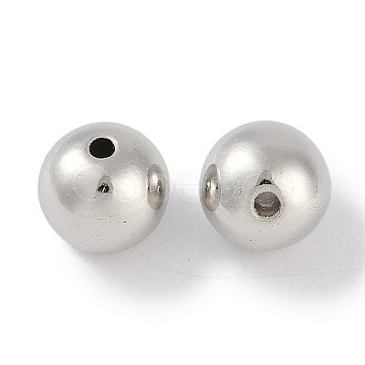 CCB Plastic Round Beads ALUM-U001-08C-06-1