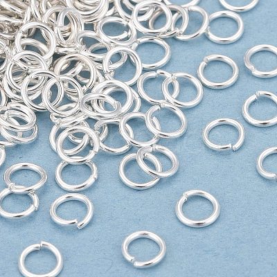 Rack Plating Brass Open Jump Rings KK-O139-18C-S-1