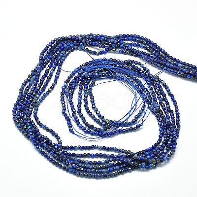Natural Lapis Lazuli Beads Strands X-G-J002-13-1