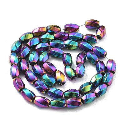 Electroplated Synthetic Non-magnetic Hematite Beads Strands G-P545-G02-02B-1