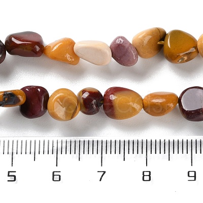 Natural Mookaite Beads Strands G-P497-01C-10-1