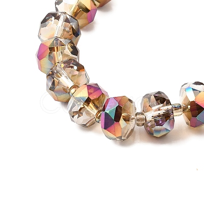 Transparent Electroplate Glass Beads Strands EGLA-P062-01A-02-1