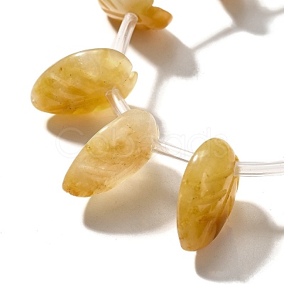 Natural Topaz Jade Beads Strands G-P561-A05-01-1
