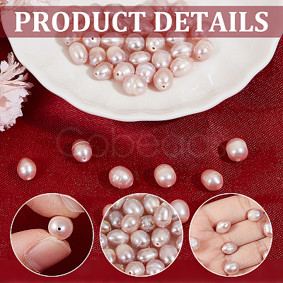 1 Strand Natural Cultured Freshwater Pearl Beads Strands PEAR-NB0002-45A-1