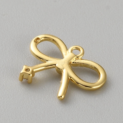 Brass Micro Pave Cubic Zirconia Pendants FIND-WH0817-162G-G-1