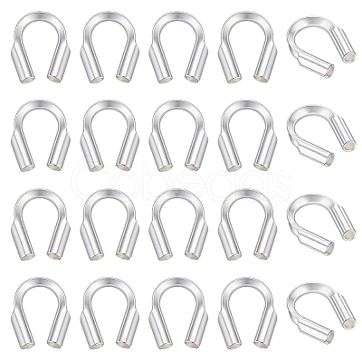 10Pairs 925 Sterling Silver Wire Guardian STER-PH0005-08-1