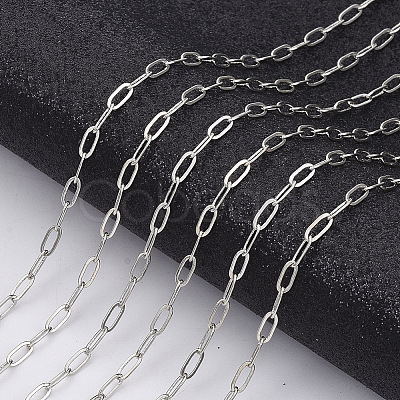 Brass Paperclip Chains X-CHC-S008-001D-P-1