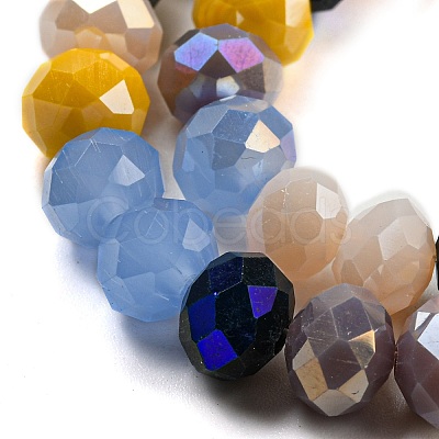 Glass Beads Strands EGLA-A034-M8mm-54-1
