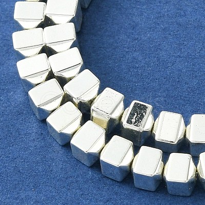 Electroplated Synthetic Non-Magnetic Hematite Beads Strands G-H020-I01-04-1