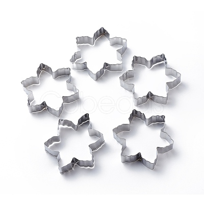 Tarnish Resistant 304 Stainless Steel Christmas Cookie Cutters DIY-E012-86-1