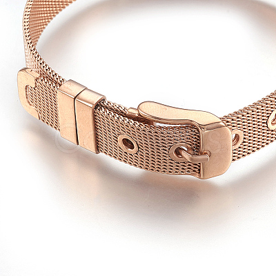 304 Stainless Steel Watch Bands X-WACH-P015-02RG-1