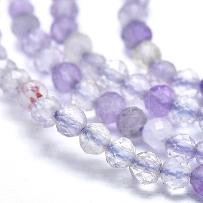 Natural Ametrine Beads Strands G-P438-C07-2mm-1