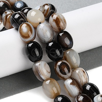 Natural Eye Agate Beads Strands G-NH0019-C04-07-1