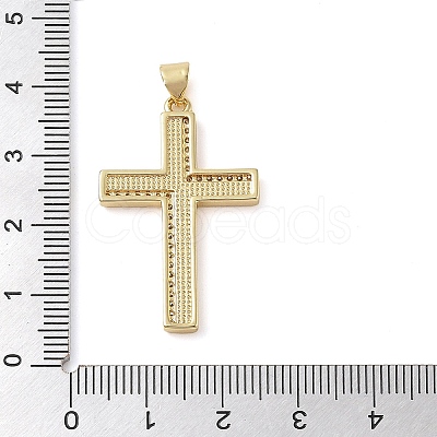 Brass Micro Pave Cubic Zirconia Pendants KK-I712-52G-02-1