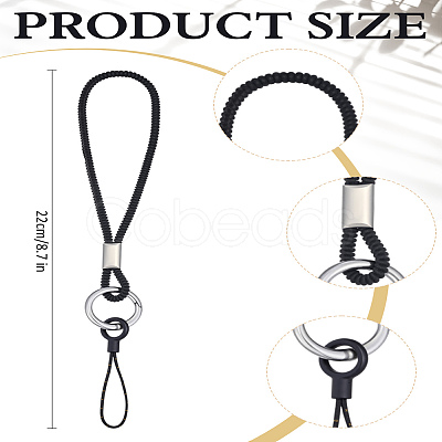 1Pc Alloy Rhinestone Mobile Straps HJEW-LP0001-88D-1
