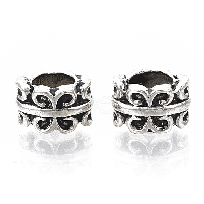 Tibetan Style Alloy Beads TIBE-R317-072AS-LF-1