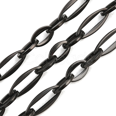 201 Stainless Steel Oval Link Chains CHS-H118-18EB-1