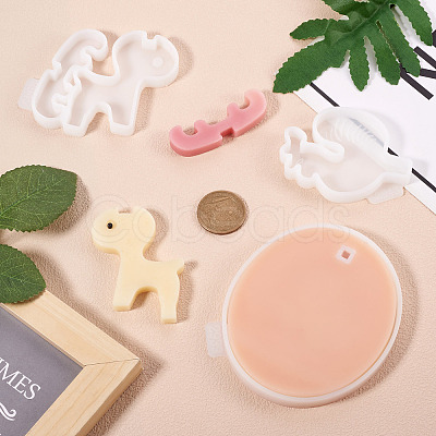 4Pcs 4 Style DIY Mobile Phone Holders Silicone Mold DIY-MP0001-12-1