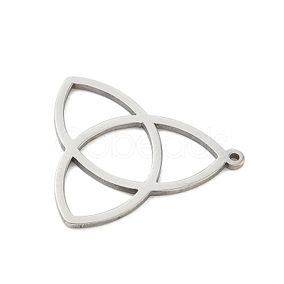 Hollow 201 Stainless Steel Pendants LS-STAS-I359-03P-1